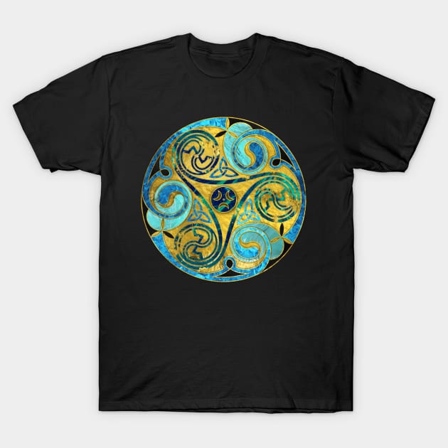 Decorative Triquetra Celtic Ornament T-Shirt by Nartissima